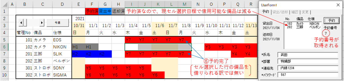 予約が完了